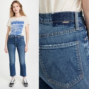 MOTHER | High Waisted Rider Ankle Jeans Running with Scissors 24